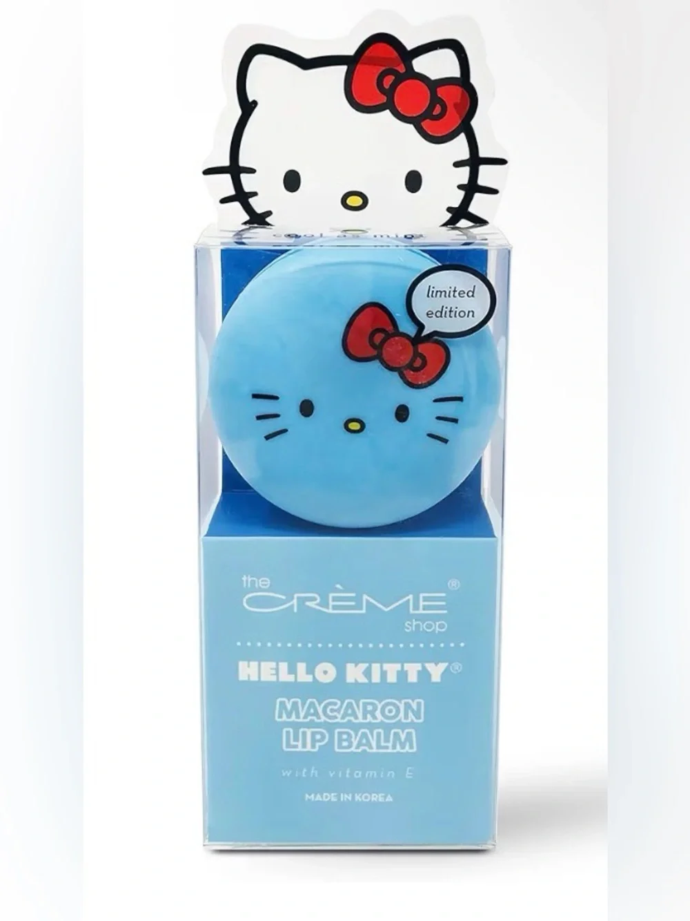 *BUY NOW* The Crème Shop x Hello Kitty Macaron Lip Balm - Cool As Mint